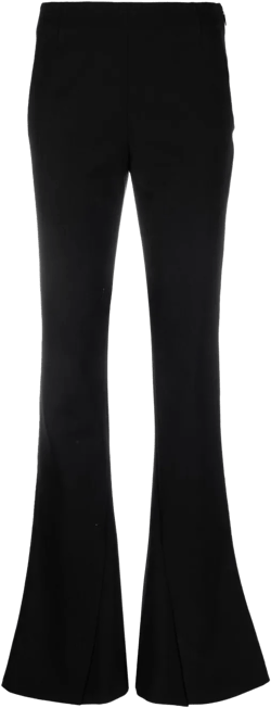 high-waisted split trousers
