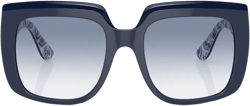 gradient oversize-frame sunglasses