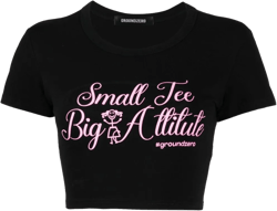 slogan-print cotton T-shirt
