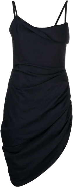La Robe Saudade draped minidress