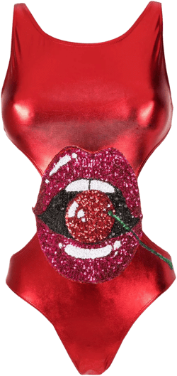 Carnaval/Festival Boca sequin-embellished one-piece