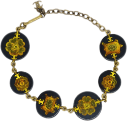 1990-2000s Turtle bead-embellished bracelet