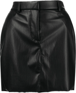 vegan leather Tamires mini-skirt