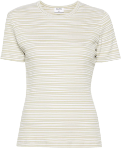 striped ribbed T-shirt
