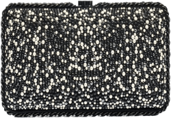 beaded pearl clutch bag