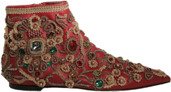 crystal-embellished leather ankle boots