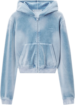 velvet hoodie