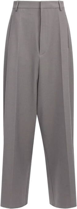 wide-leg tailored trousers