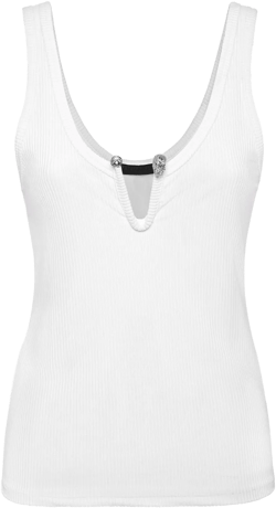 hardware-embellished tank top