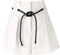 origami pleated shorts