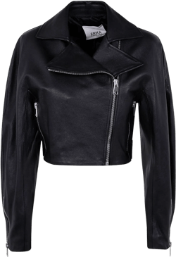 leather biker jacket