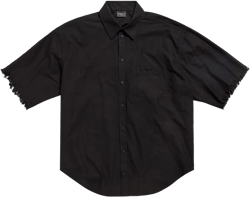 distressed cotton shirt