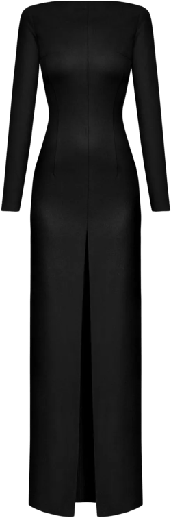 cut-out open-back maxi dress