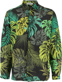 leaf print shirt