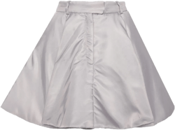 padded mini skirt