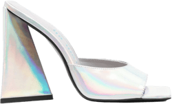 Devon 115mm holographic sandals