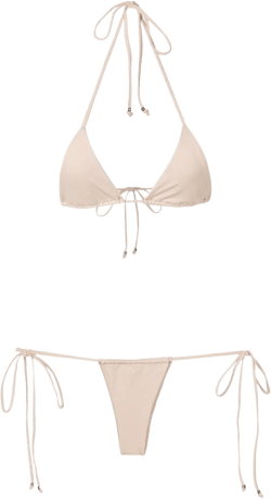 halterneck triangle bikini