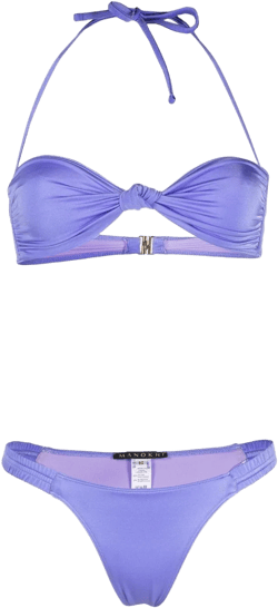 ruched bikini set