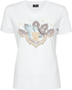 graphic-print cotton T-shirt