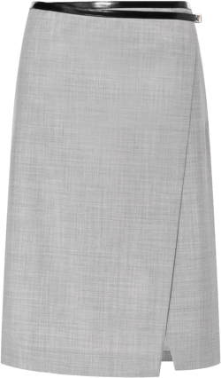 A-line wrap skirt