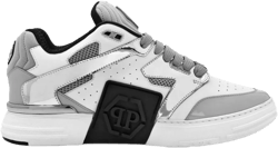 Mix logo-patch sneakers 
