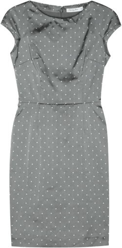 2000s polka-dot midi dress