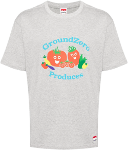 graphic-print cotton T-shirt