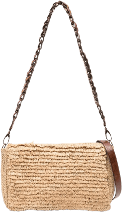 Hafa raffia shoulder bag