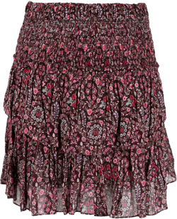 Hilari floral-print mini skirt