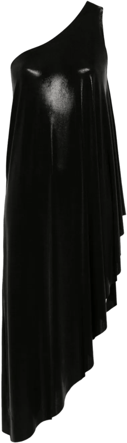 one-shoulder asymmetric tunic