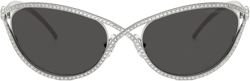 crystal-embellished cat-eye sunglasses