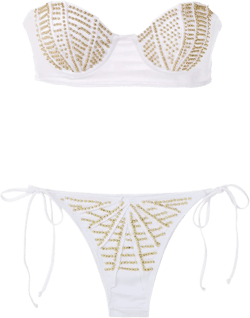 bandeau bikini set