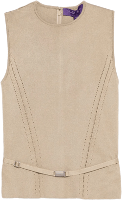 belted tank top
