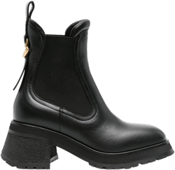 Gigi 70mm leather Chelsea boots