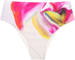 abstract high-rise bikini bottoms 