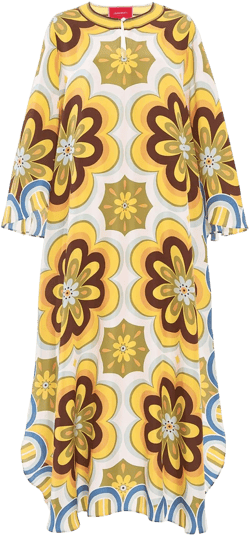 Flying floral-print dress