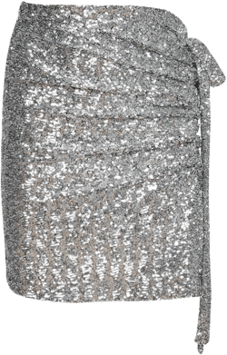Jupe sequinned miniskirt