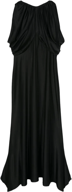 draped maxi dress