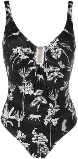 Mirassol graphic-print one-piece