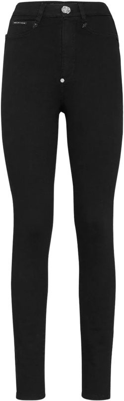 high-rise skinny jeans