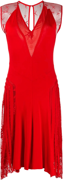 2000 lace panel dress