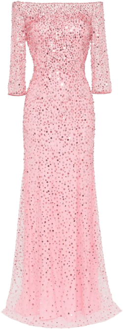 Lantana sequin-embellished gown