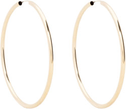 Infinity large hoop earrings