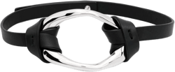leather choker necklace