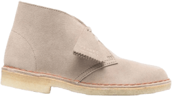 logo-embossed suede desert boots 