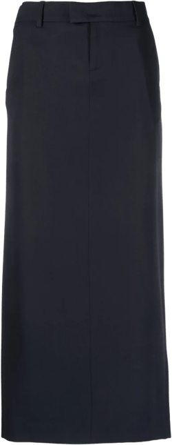virgin wool pencil skirt