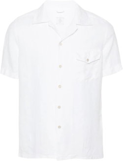short-sleeve linen shirt