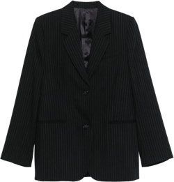 tailored pinstriped blazer 
