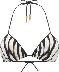 Ray of Gold-print bikini top