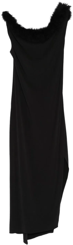 Boa maxi dress